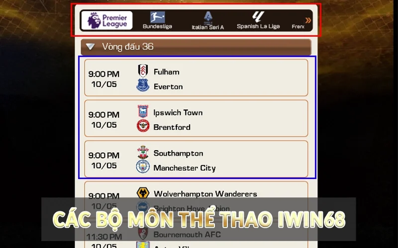Thể Thao Iwin68 - Sảnh cược đỉnh cao siêu xanh chín 4 Các loại kèo cược bóng đá ở Iwin68