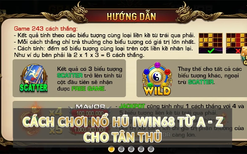 Nổ Hũ Iwin68 - Trải nghiệm vô vàn tựa game đặc sắc 4 Cách chơi Nổ Hũ Iwin68 từ A - Z cho tân thủ