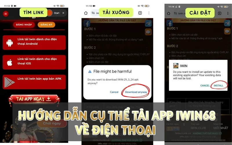 Hướng dẫn tải app Iwin68 về điện thoại miễn phí 3 Hướng dẫn cụ thể tải app Iwin68 về điện thoại